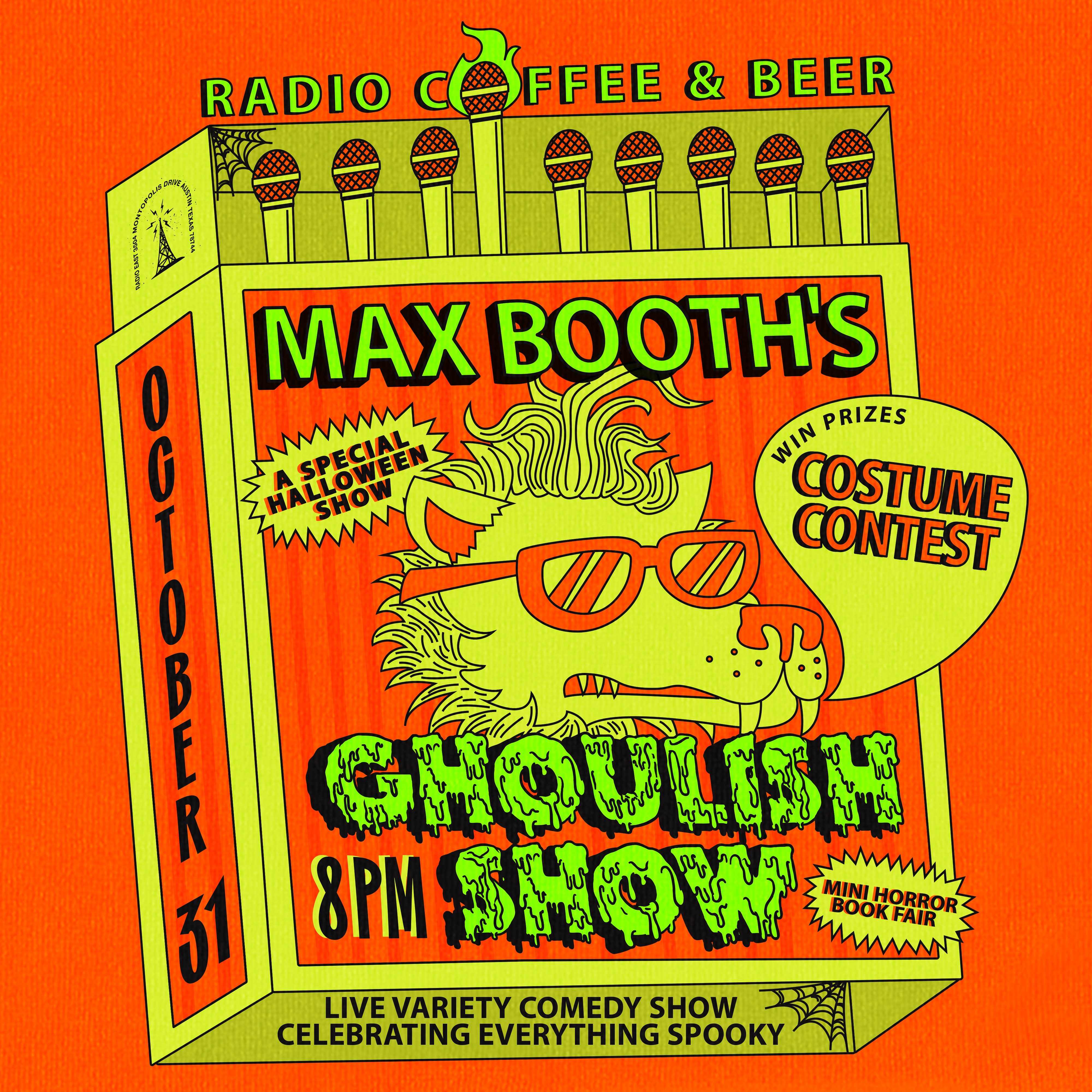The Ghoulish Show Takes Over Radio Coffee & Beer for Special Halloween Extravaganza